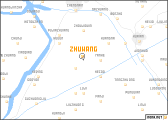 map of Zhuwang