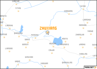 map of Zhuxiang