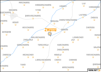 map of Zhuxu
