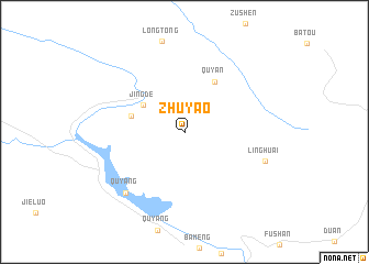 map of Zhuyao