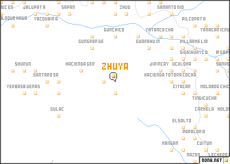 map of Zhuya