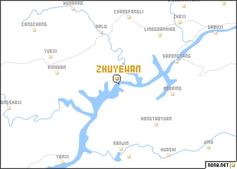 map of Zhuyewan