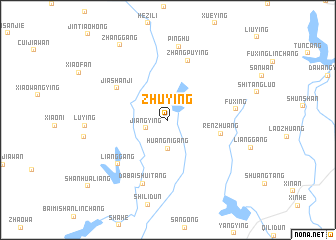 map of Zhuying