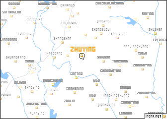 map of Zhuying