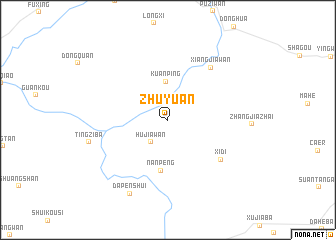 map of Zhuyuan