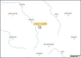 map of Zhuyuan