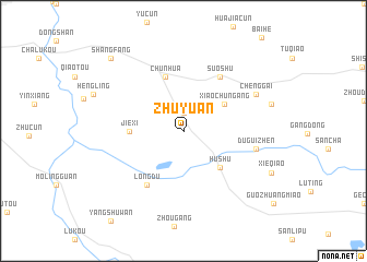 map of Zhuyuan