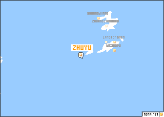 map of Zhuyu