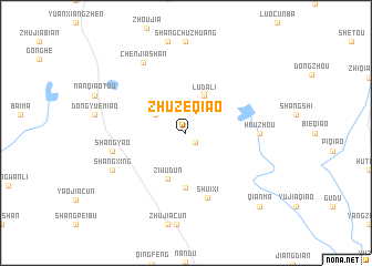 map of Zhuzeqiao