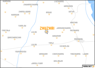 map of Zhuzhai