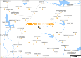 map of Zhuzhenlinchang