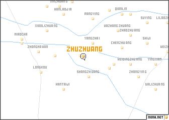 map of Zhuzhuang