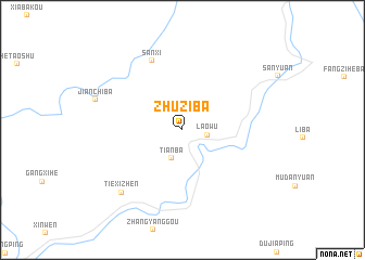 map of Zhuziba