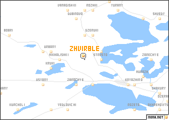 map of Zhvirble