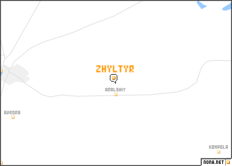 map of Zhyltyr