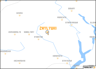 map of Zhylyuki