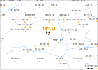 map of Zhyuli