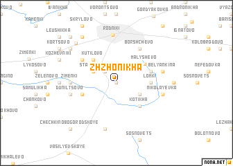 map of Zhzhonikha