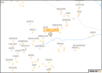 map of Ziaduma