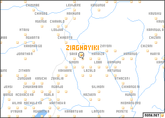 map of Ziaghayiki