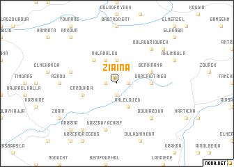 map of Ziaïna