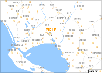 map of Ziale