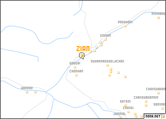 map of Ziān