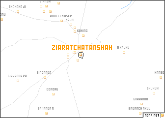 map of Ziārat Chatan Shāh