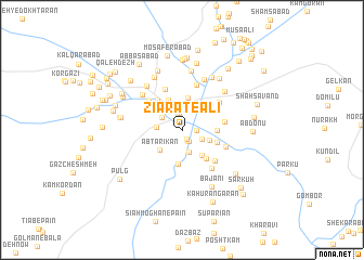 map of Zīārat-e ‘Alī