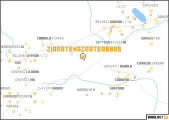 map of Zīārat-e Ḩaẕrat-e ‘Abbās