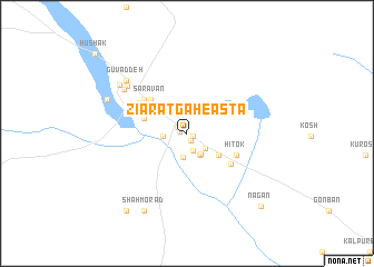 map of Zīāratgāh-e Āstā