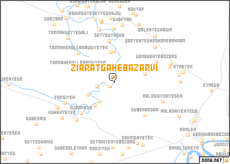 map of Zīāratgāh-e Bāzarvī