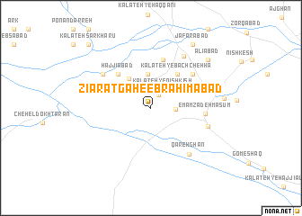 map of Zīāratgāh-e Ebrāhīmābād