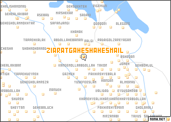 map of Zīāratgāh-e Shāh Esmā‘īl