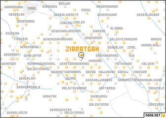 map of Zīāratgāh