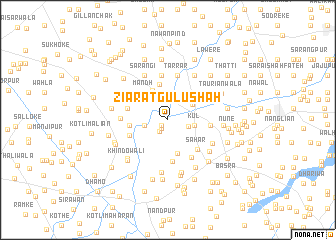map of Ziārat Gulu Shāh