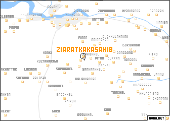 map of Ziārat Kāka Sāhib