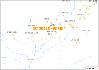 map of Ziārat Lākha Sāin