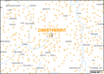 map of Ziārat Panipit