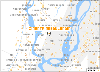 map of Ziārat Pīr Abdul Qādir