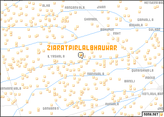 map of Ziārat Pir Lāl Bhauwar