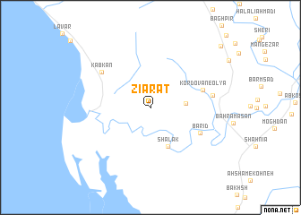 map of Zīārat