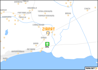 map of Zīārat