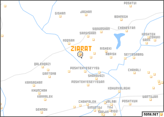 map of Zīārat