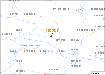 map of Zīārat