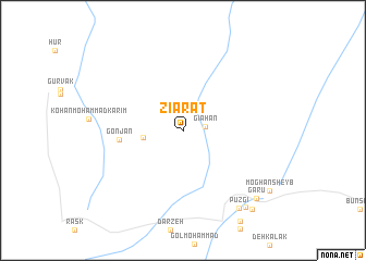 map of Zīārat