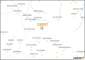 map of Zīārat