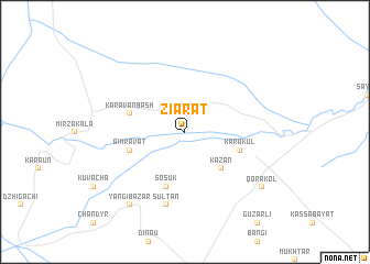 map of Ziarat