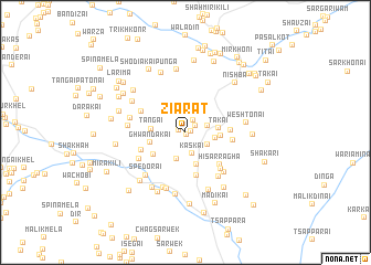 map of Ziārat