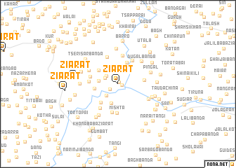 map of Ziārat